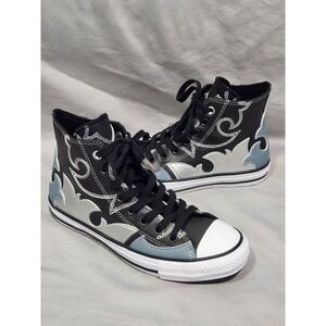 Converse Chuck Taylor All Star Space Cowgirl Hightop Sneakers Blue, Silver‎ 8.5